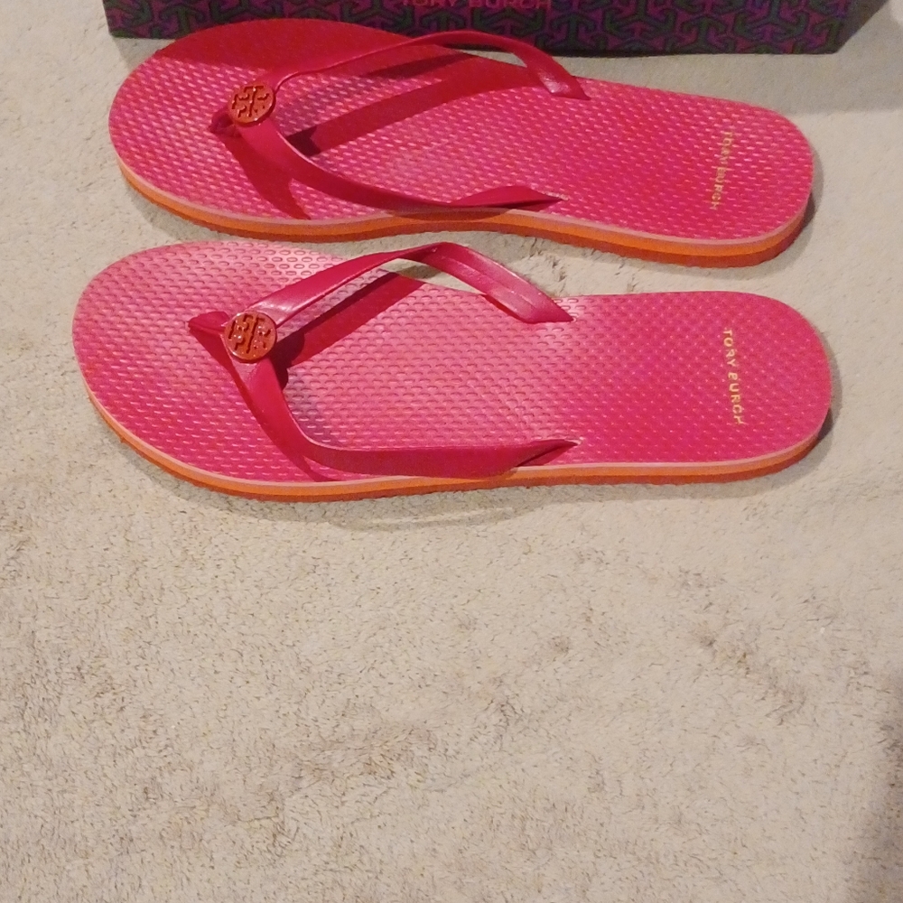 Tory Burch Vibrant Red Sandals